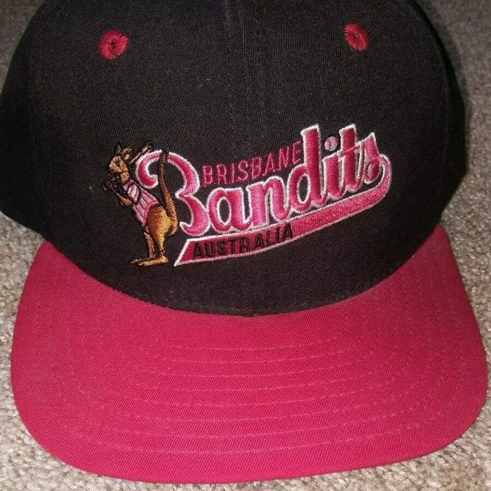 Vintage 90s Brisbane Bandits New Era Snapback Hat